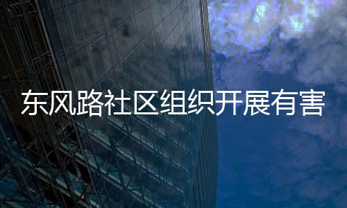 东风路社织开展有圾收集日区组害垃活动